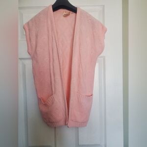 Soft Pink Knit Sweater Vest – Vintage Felicia Canada